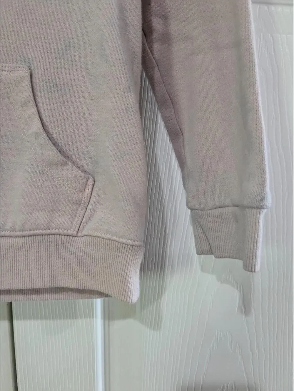 Cat & Jack Girl's Hoodie Sweatshirt, Light Pink, Gold Floral Heart, Small 6/6X